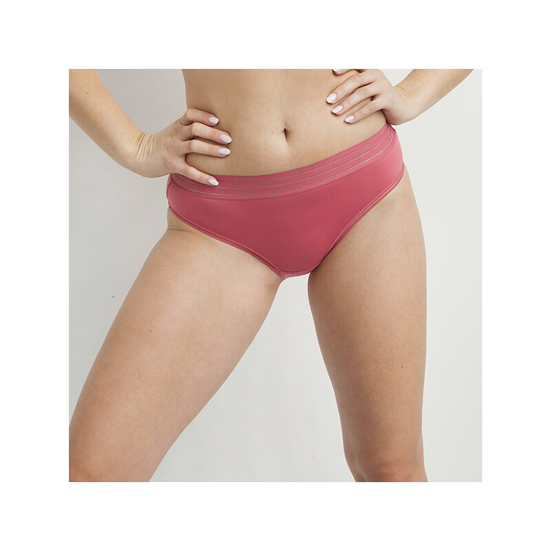 OH MY DIM'S BIKINI - Fashionable panties with a raised waist - pink