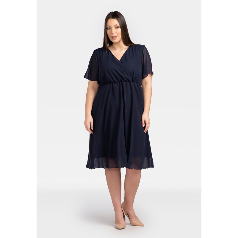 Dámské šaty Karko Karko_Dress_U392_Navy_Blue 115721350