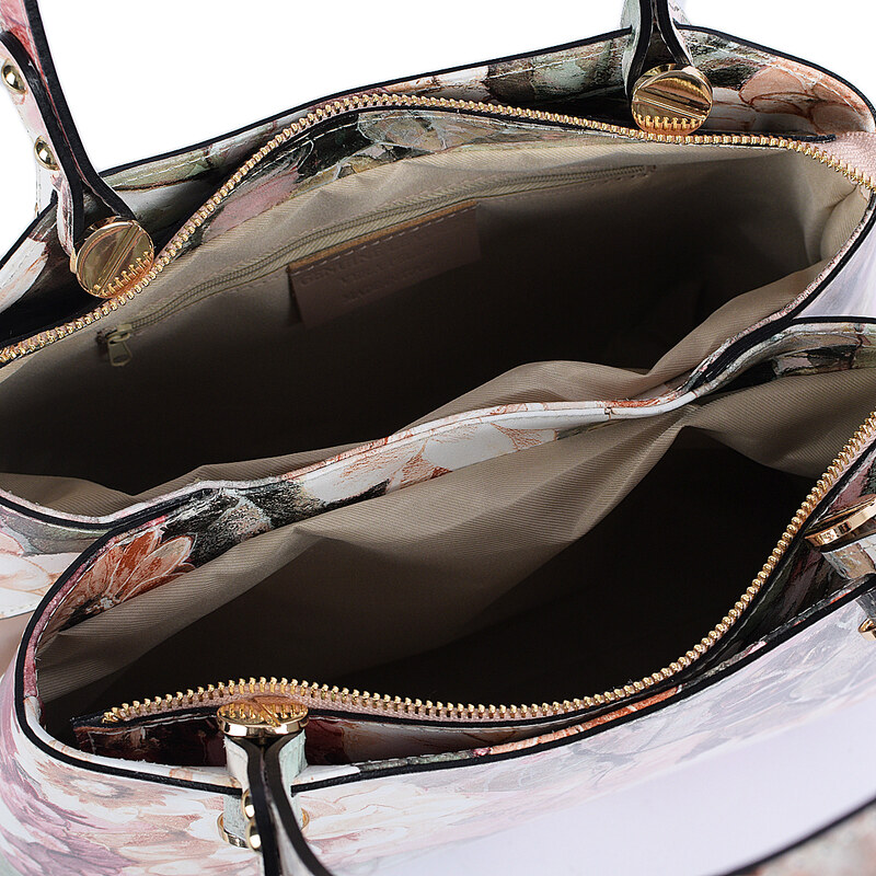 Luxusní italská kabelka z pravé kůže VERA "Atemzia" 26x33cm