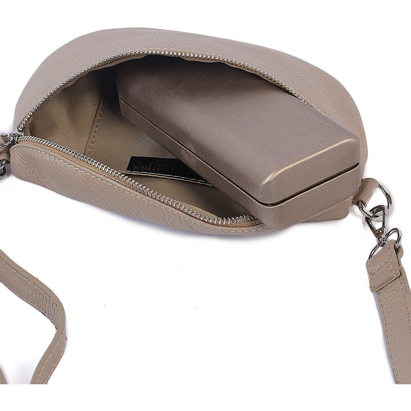 Luxusní italská kabelka z pravé kůže VERA "Mingi" 12x24cm