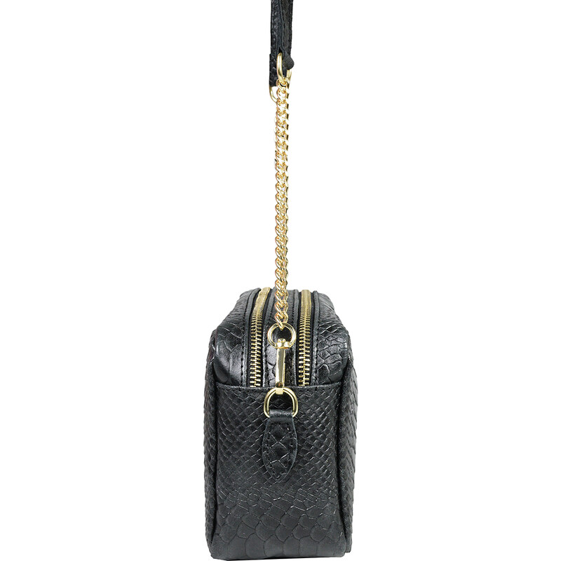 Luxusní italská kabelka z pravé kůže VERA "Troemia" 14.5x21cm