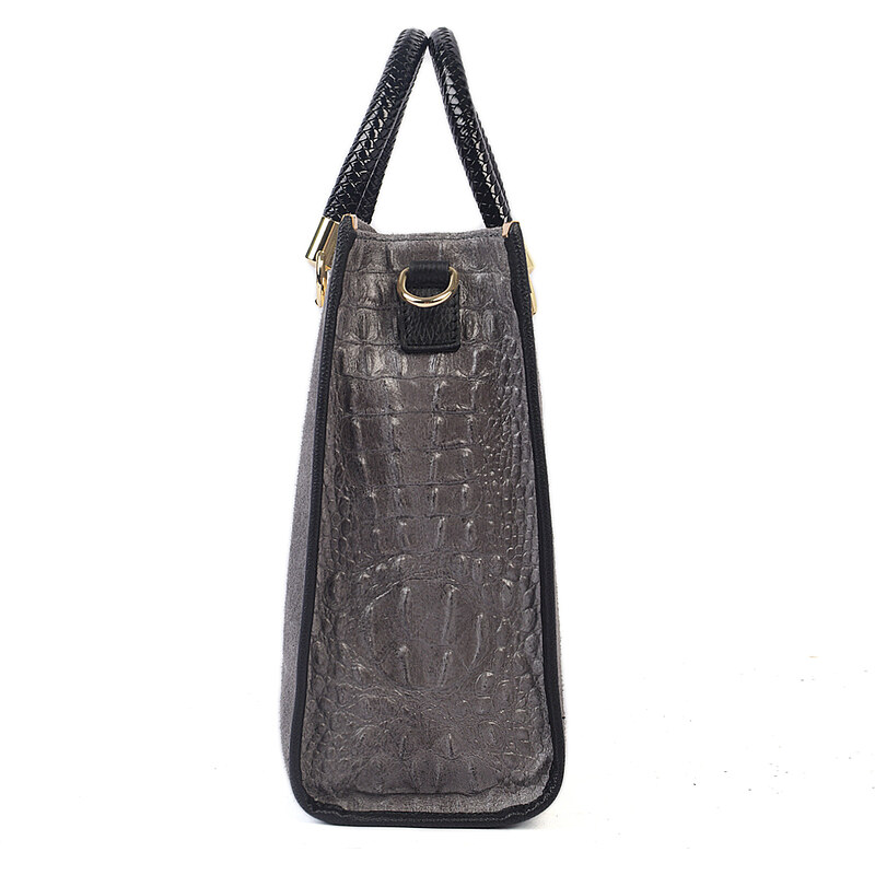 Luxusní italská kabelka z pravé kůže VERA "Peleda" 30x32cm