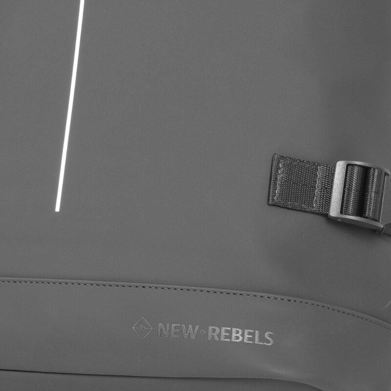 New Rebels unisex roll- top batoh-šedý