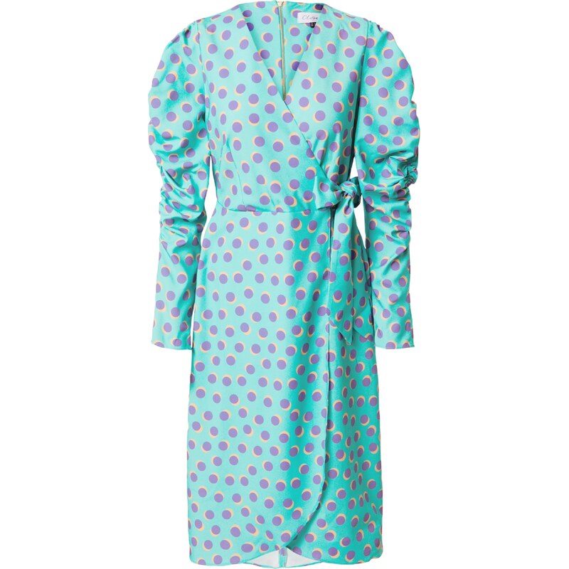 Closet London Šaty nefritová / světle fialová / meruňková 109424477