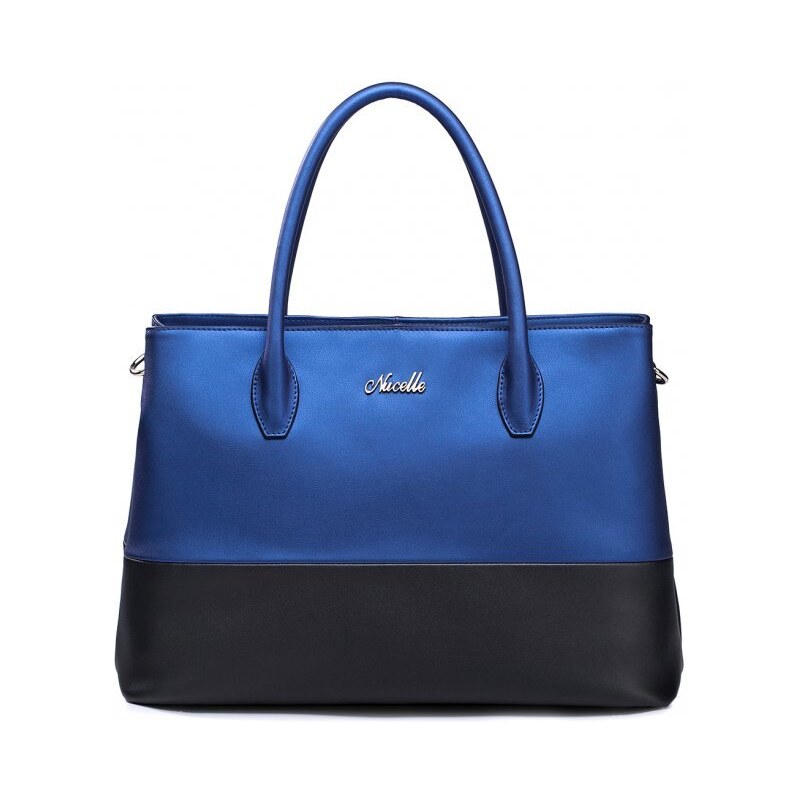 NUCELLE dámská kožená kabelka Romantic Barva: Modrá