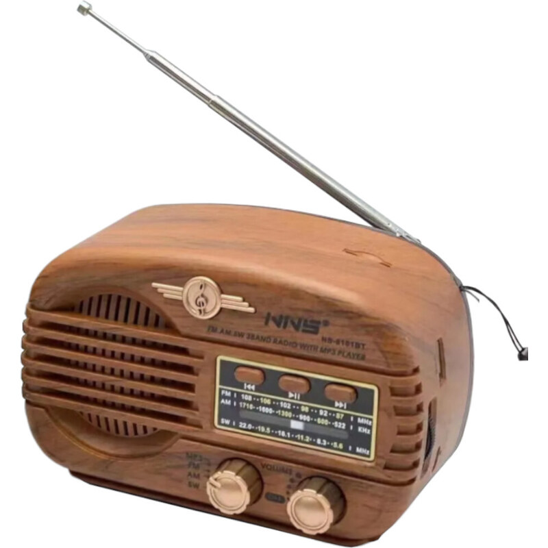 Bluetooth reproduktor rádio FM světlé NNS-8101BT