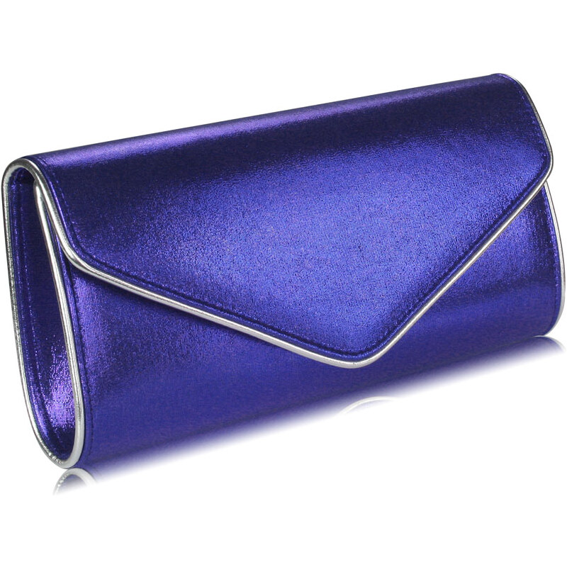 FASHION ONLY společenská kabelka-psaníčko LSE00282 Barva: Modrá