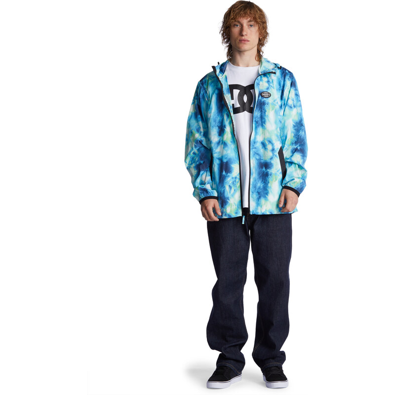 Bunda DC Define Print Water Resistant Windbreaker - Columbia Ice Dye