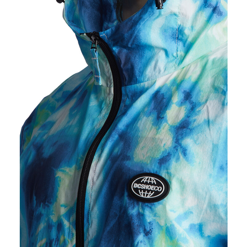 Bunda DC Define Print Water Resistant Windbreaker - Columbia Ice Dye