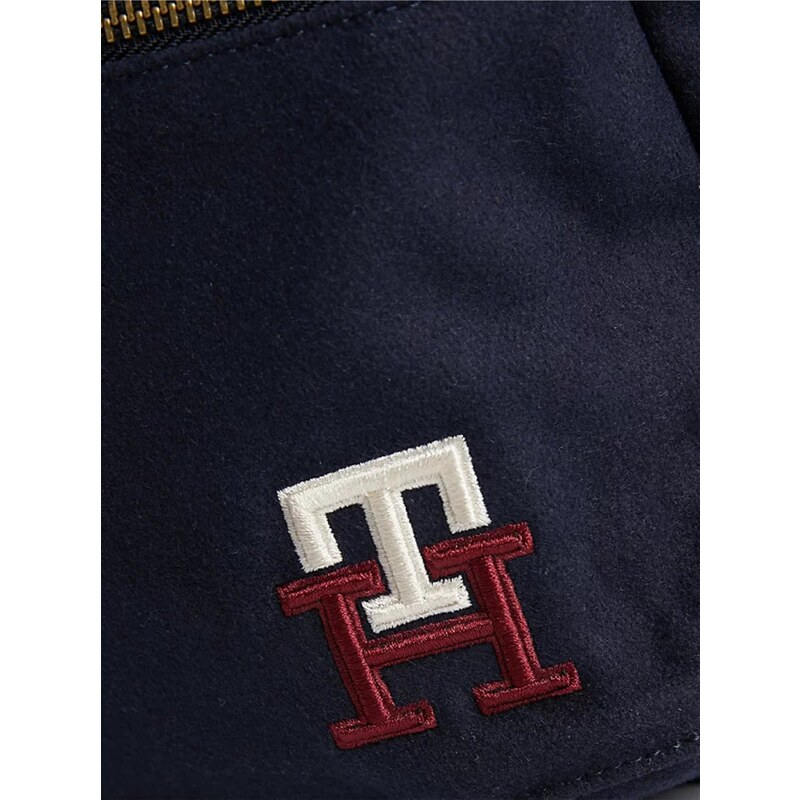 Tmavě modrý pánský batoh s příměsí vlny Tommy Hilfiger - Pánské