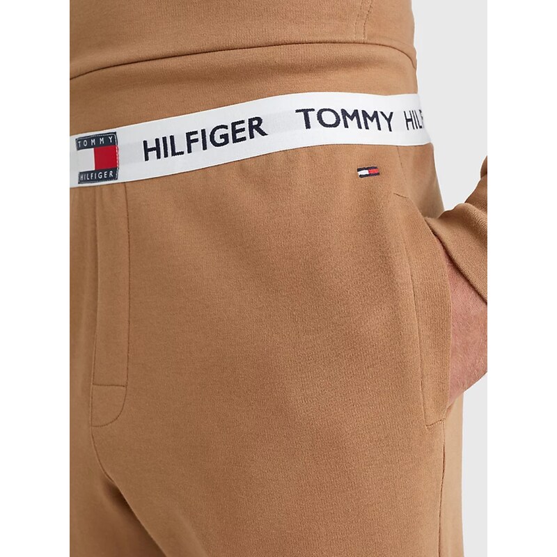 Hnědé pánské pyžamové kalhoty Tommy Hilfiger Underwear - Pánské