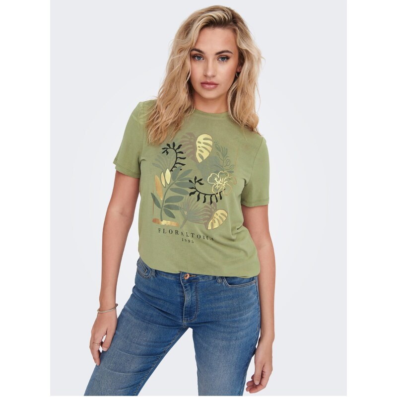 Zelené dámské tričko ONLY Free - Dámské