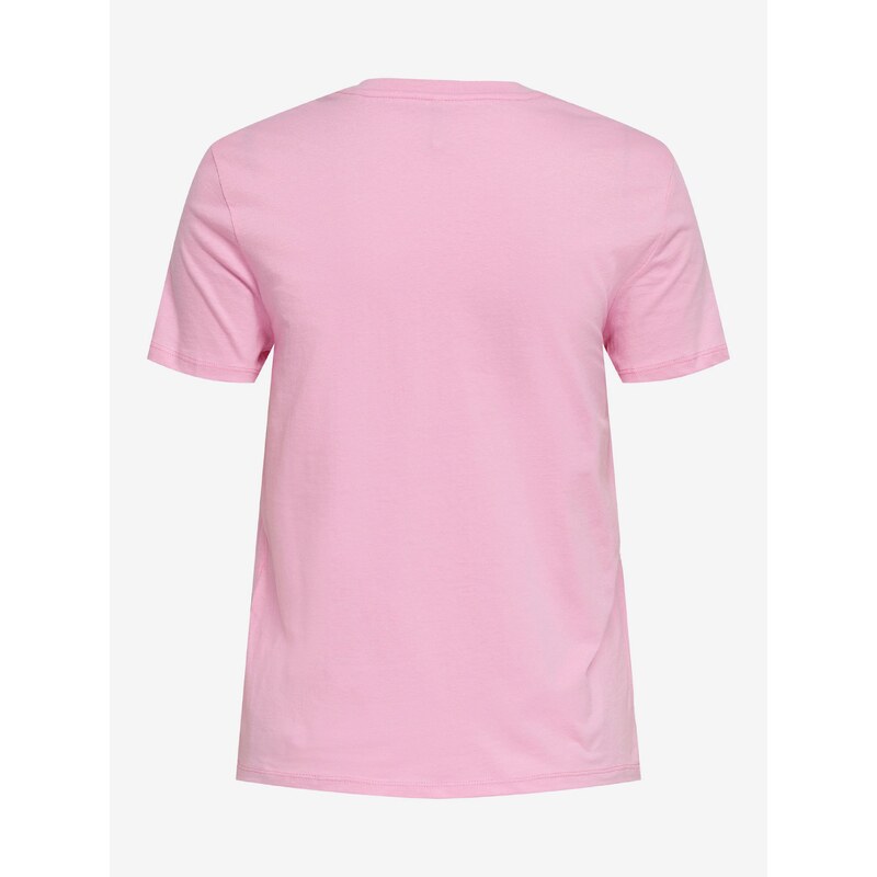 Růžové tričko ONLY Daphne - Dámské