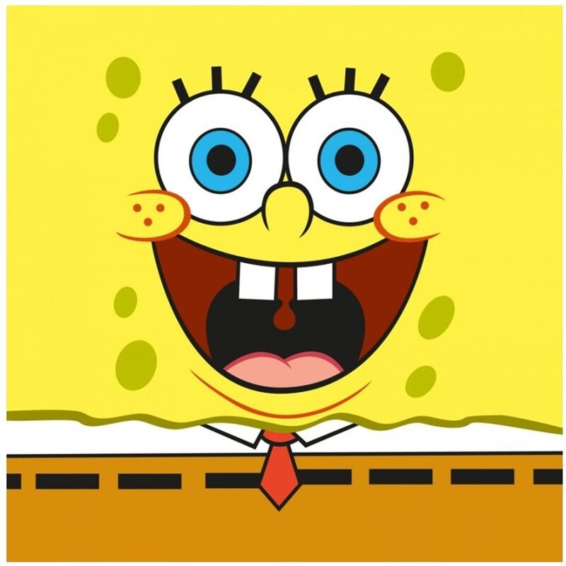 Carbotex Dětský magický ručník Spongebob - 30 x 30 cm