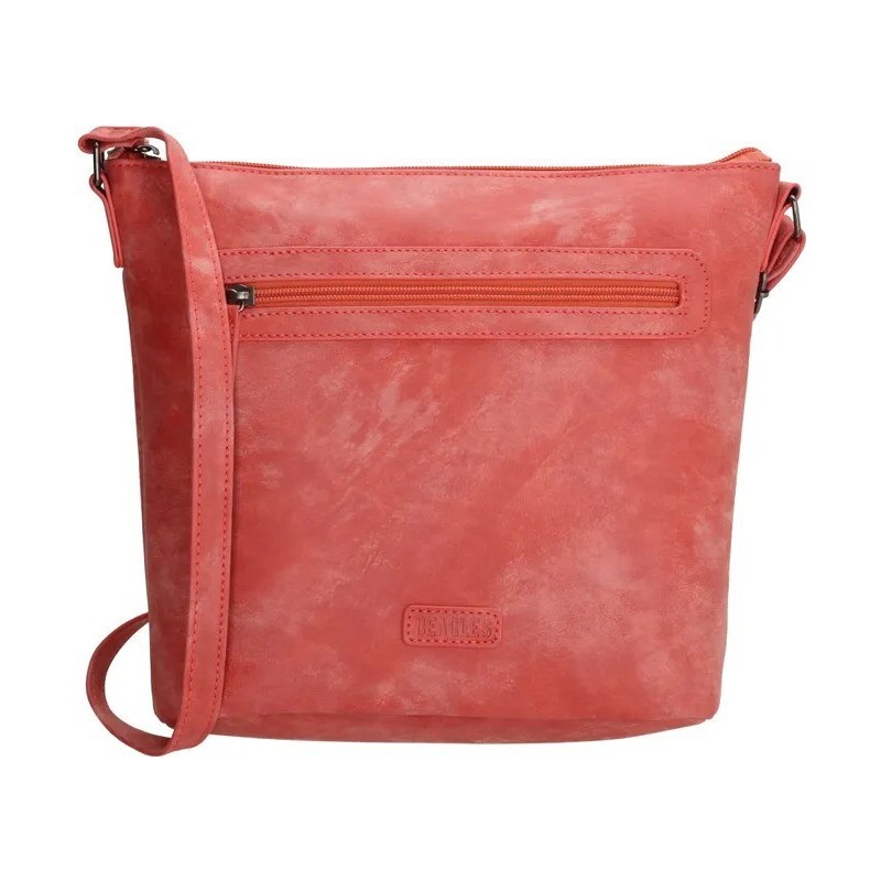 Beagles Červená prošívaná crossbody kabelka „Sunset“