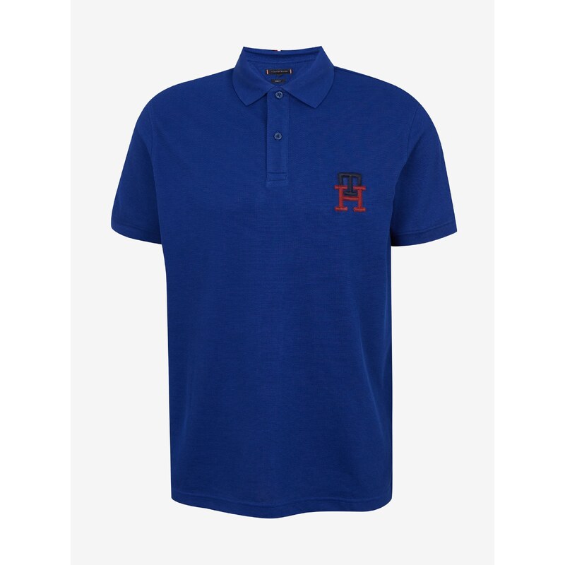 Tmavě modré pánské polo tričko Tommy Hilfiger - Pánské