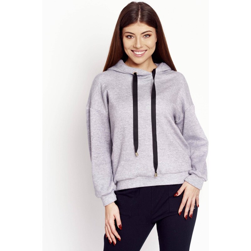 Grey sweatshirt Cocomore cmgBZ547c.R03