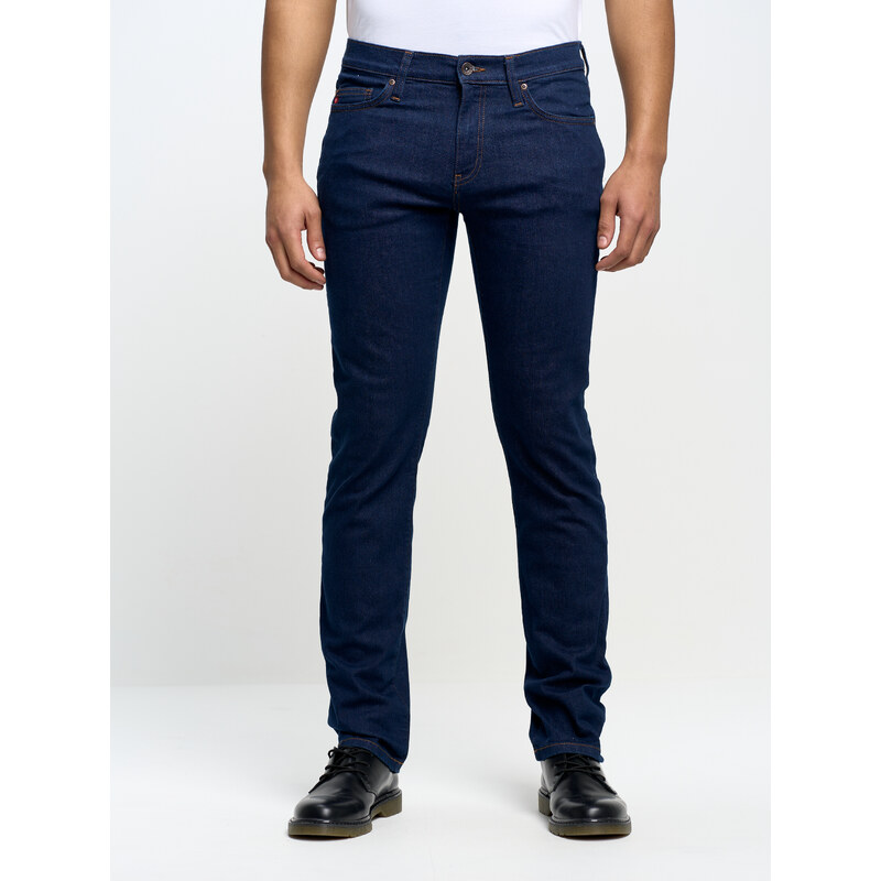 Big Star Man's Slim Trousers 110762 Dark Denim-556