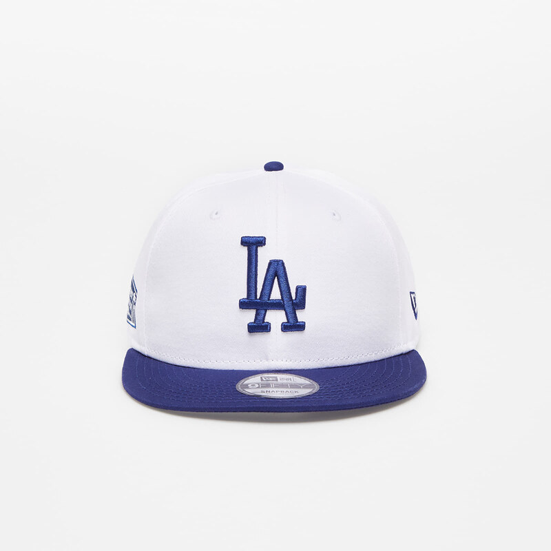 Kšiltovka New Era Los Angels Dodgers Crown Patches 9FIFTY Snapback Cap White/ Dark Blue