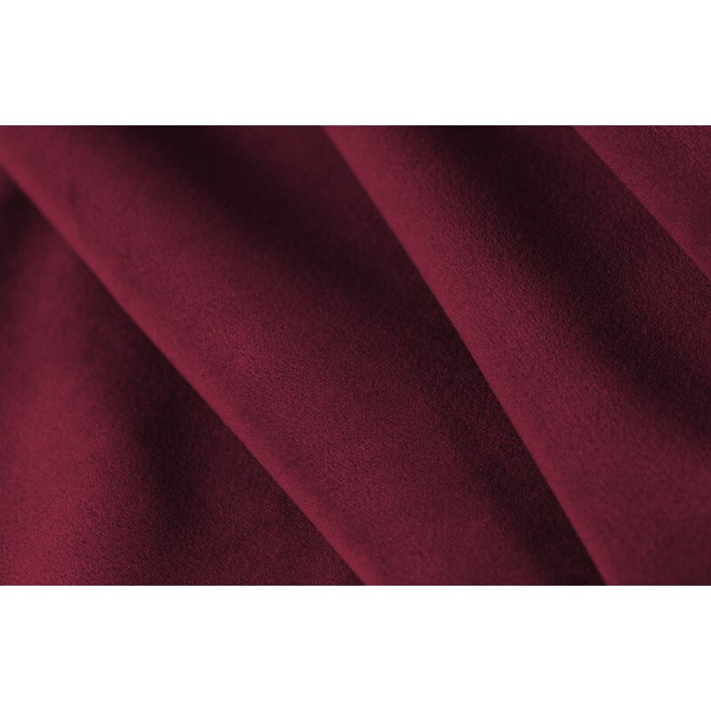 Červená sametová podnožka Windsor & Co Dia 100 x 80 cm