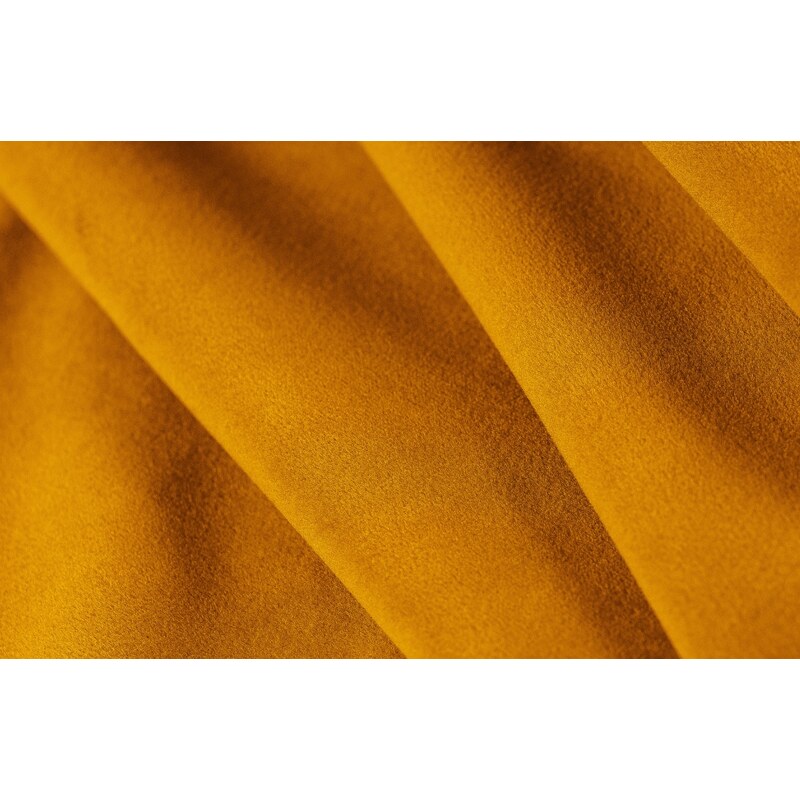 Žlutá sametová podnožka Windsor & Co Dia 100 x 80 cm