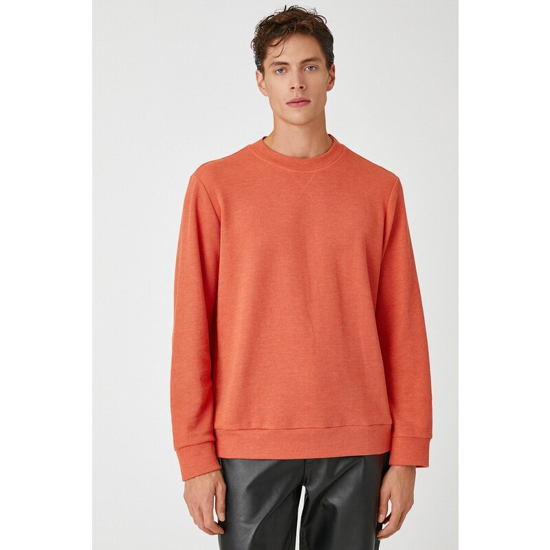 Koton Basic Pullover Knitwear Crew Neck Long Sleeved