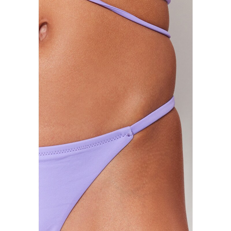 Trendyol Lilac Bikini Bottoms with Regular Legs