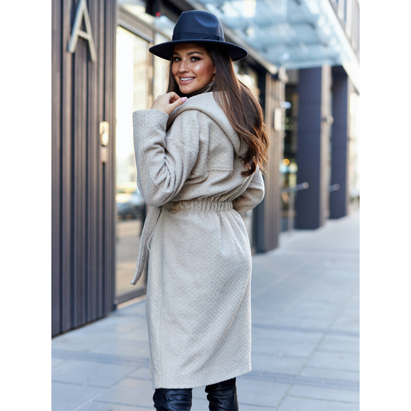 Coat beige By o la la cxp0968. R40