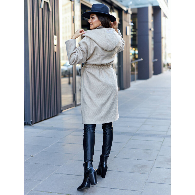 Coat beige By o la la cxp0968. R40