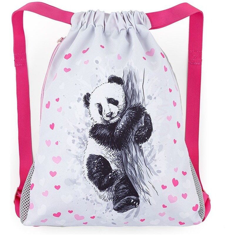 Bagmaster SÁČEK PRIM 23 B školní na přezůvky / tělocvik - panda