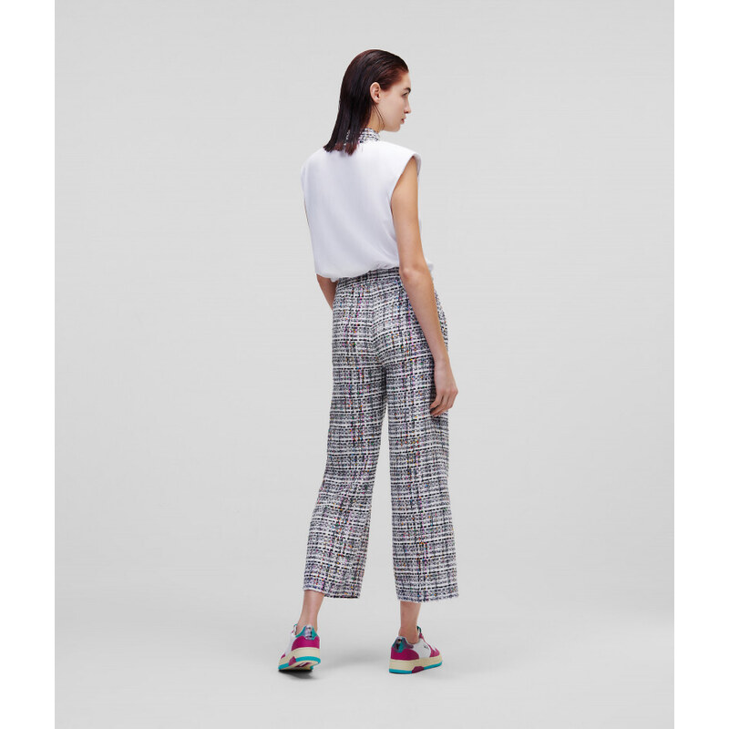 KALHOTY KARL LAGERFELD BOUCLE PANTS