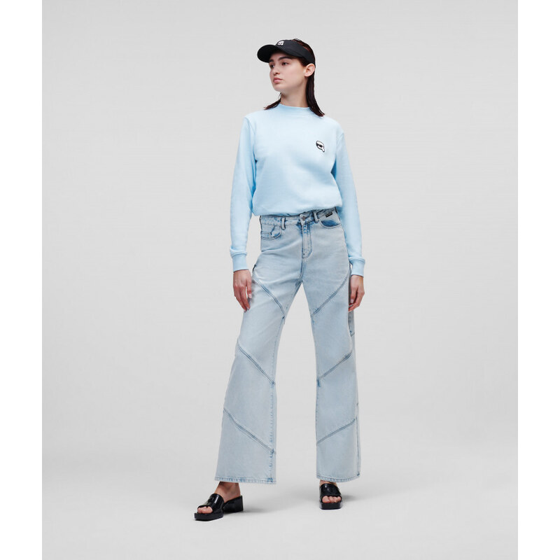 DŽÍNY KARL LAGERFELD WIDE LEG DENIM PANTS