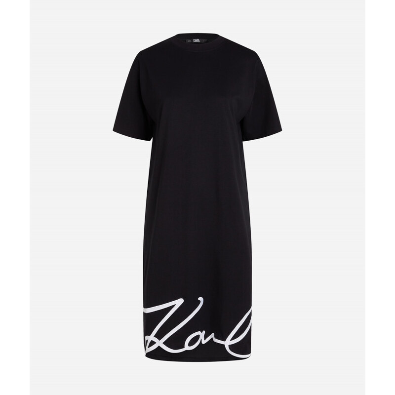 ŠATY KARL LAGERFELD KARL SIGNATURE HEM DRESS