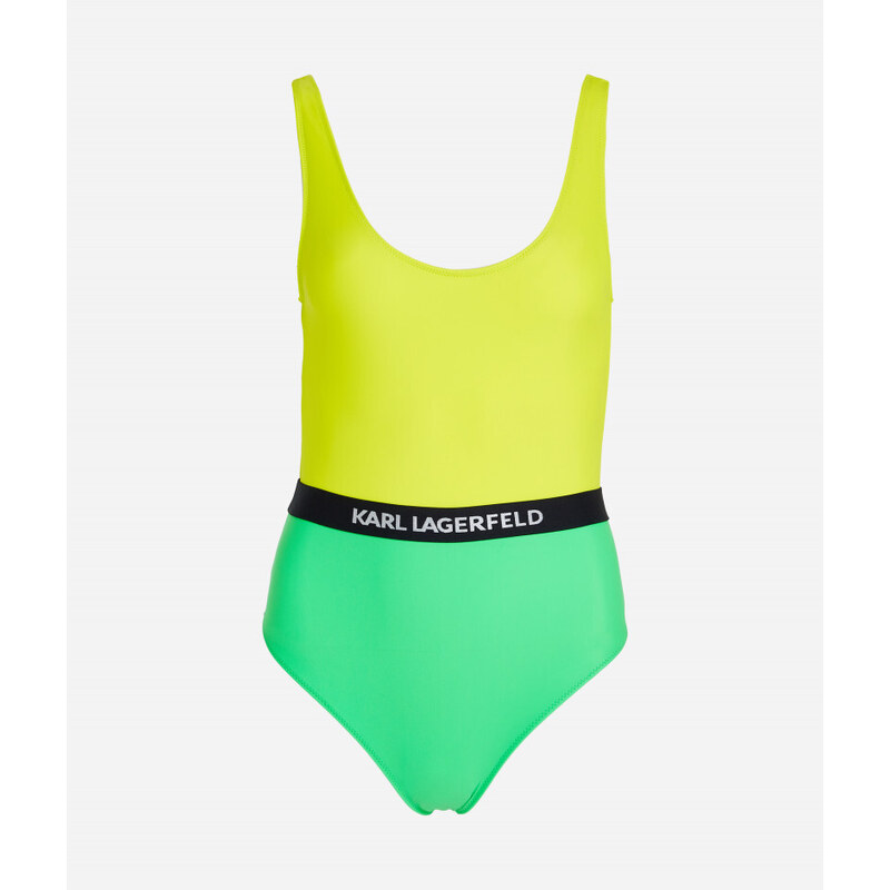 PLAVKY KARL LAGERFELD COLOUR BLOCK SWIMSUIT