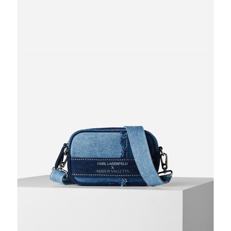 KABELKA KARL LAGERFELD KLXAV CAMERA BAG DENIM