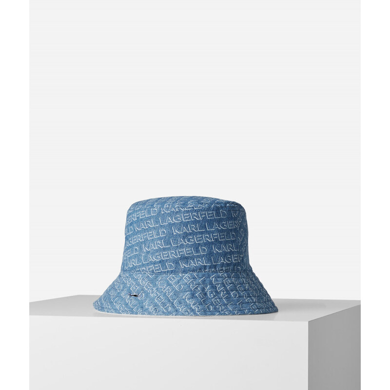 KLOBOUK KARL LAGERFELD K/ESSENTIAL BUCKET HAT DENIM