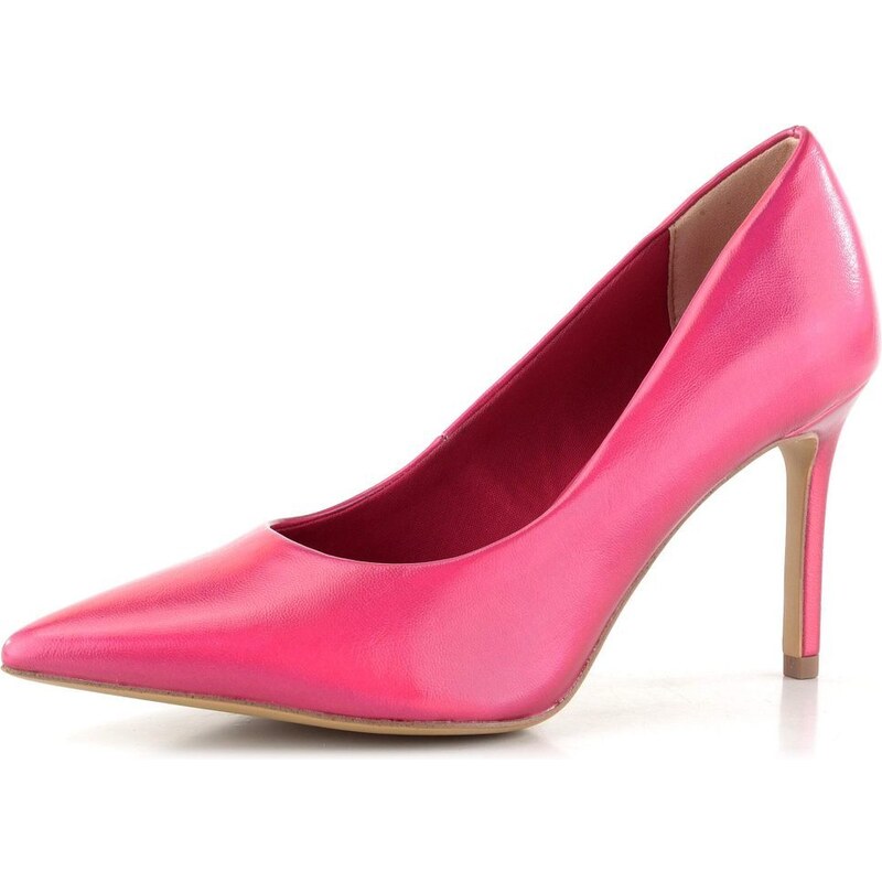Tamaris lodičky na jehlovém podpatku Fuxia Metallic 1-22423-20 107637433