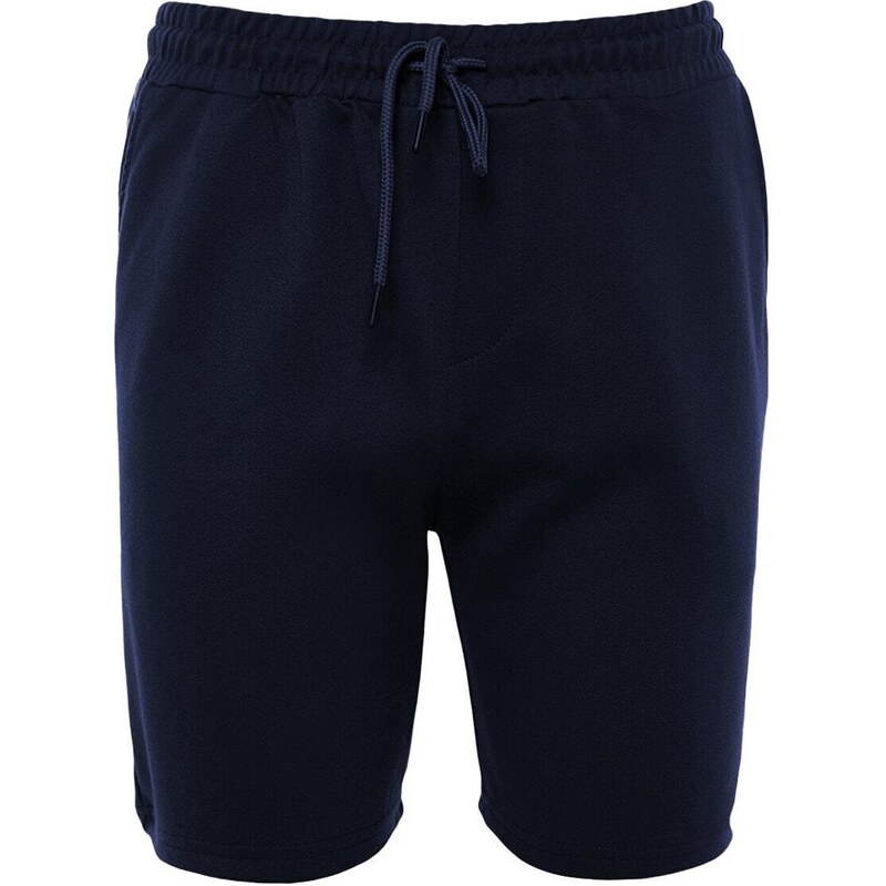 Trendyol Navy Blue-Stone Basic Regular/Normal Cut 2-Pack Shorts
