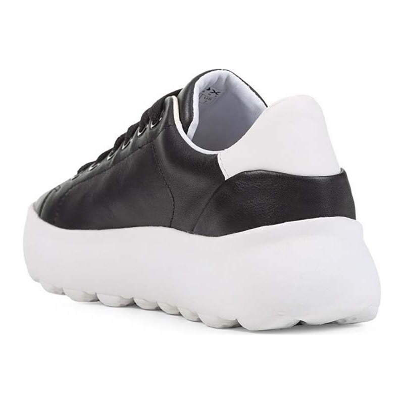 Kožené sneakers boty Geox Spherica Ec 4.1 černá barva, D35TCB 00085 C0127