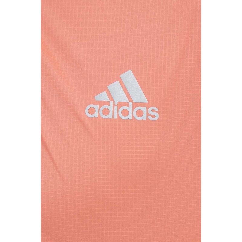 Běžecká bunda adidas Performance Marathon oranžová barva
