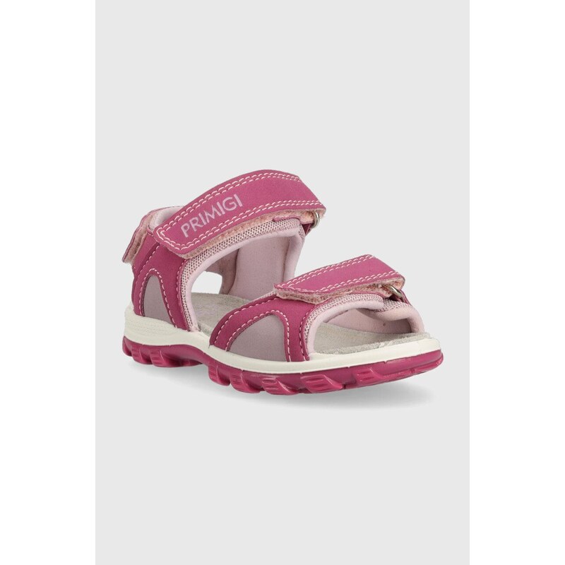 Dětské sandály Primigi fialová barva