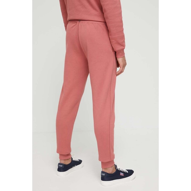 Kalhoty Tommy Hilfiger růžová barva