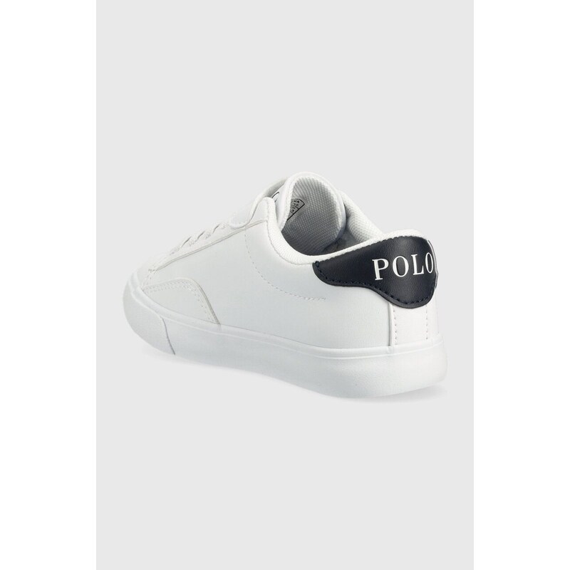 Dětské sneakers boty Polo Ralph Lauren bílá barva