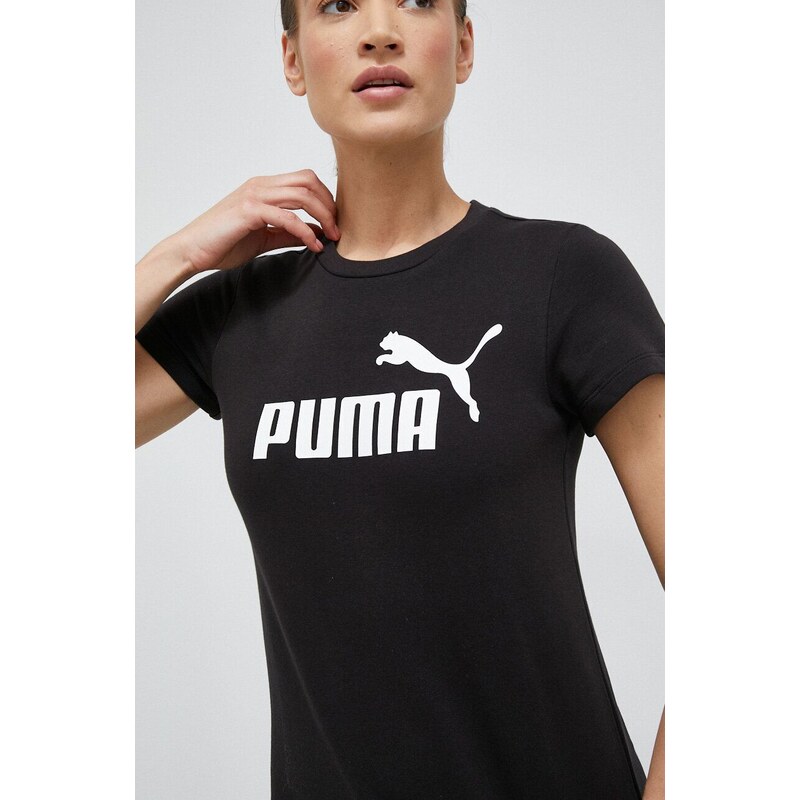 Šaty Puma černá barva, mini