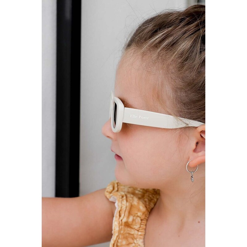 Dětské sluneční brýle Elle Porte bílá barva