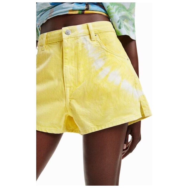 Dámské bermudy DESIGUAL DEFNE 8018 YELLOW