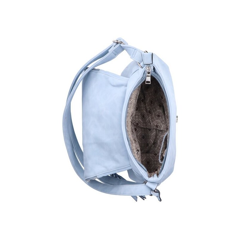 Stylová kabelka v nebesky modré barvě Rieker H1117-10 modrá