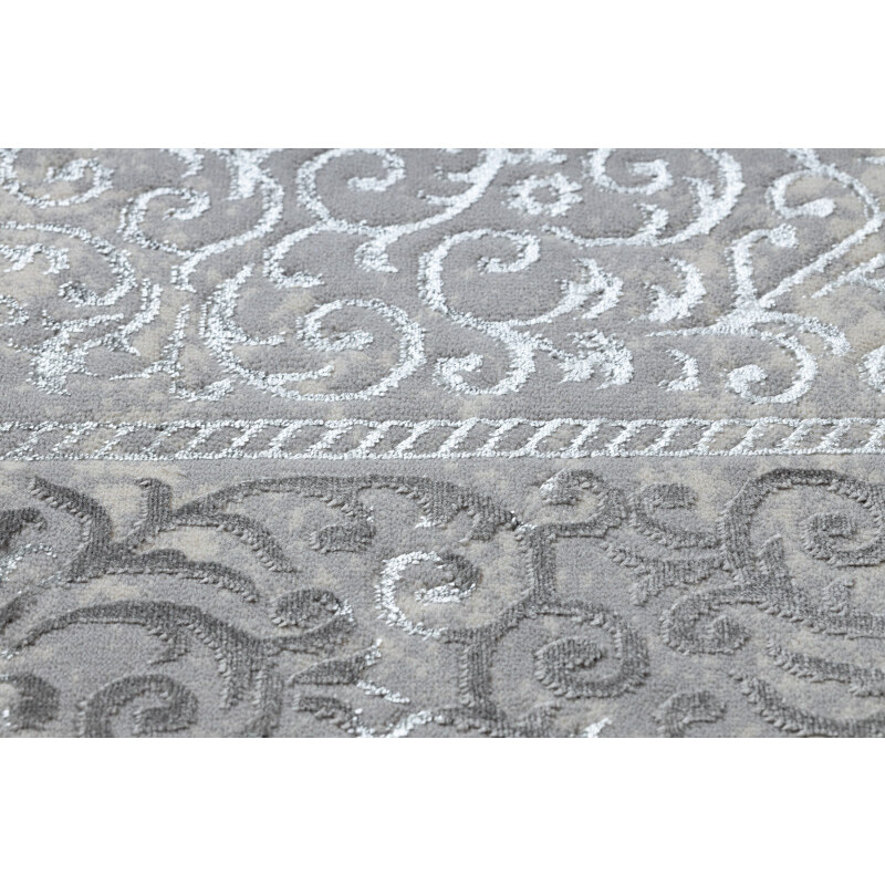 Dywany Łuszczów Kusový koberec Core W7161 Vintage rosette grey - 80x150 cm