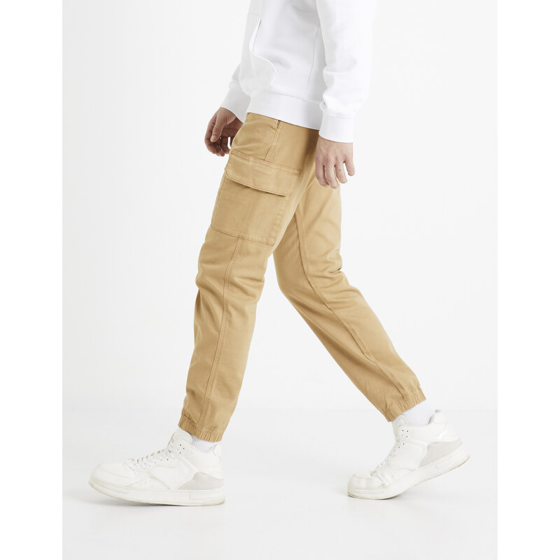 Celio Kalhoty slim cargo Dolyte - Pánské