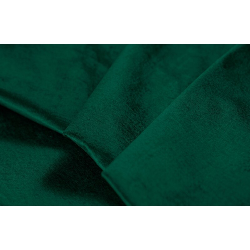 Lahvově zelená sametová rozkládací rohová pohovka Windsor & Co Deneb 315 cm, pravá